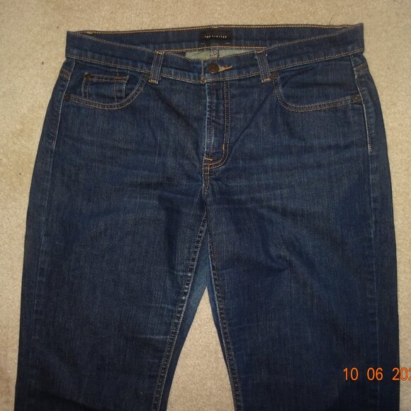 The Limited Denim Jeans Women's 12 S Dark Wash Flared vintage low-rise - Picture 3 of 7